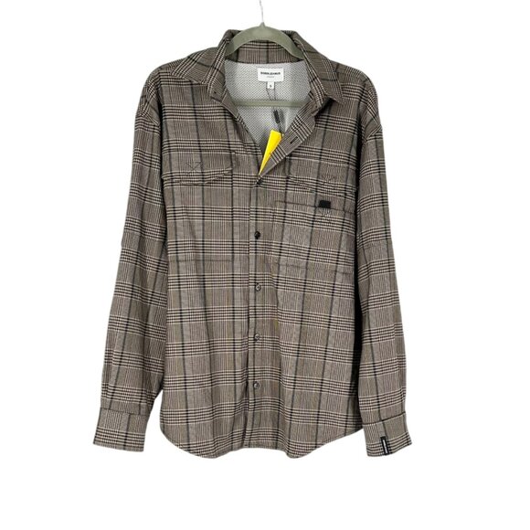 NWT Bobblehaus Men’s Plaid Utility Button Up Shirt - Picture 1 of 7